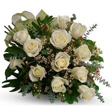 Foto de Bouquet 12 rosas blancas 